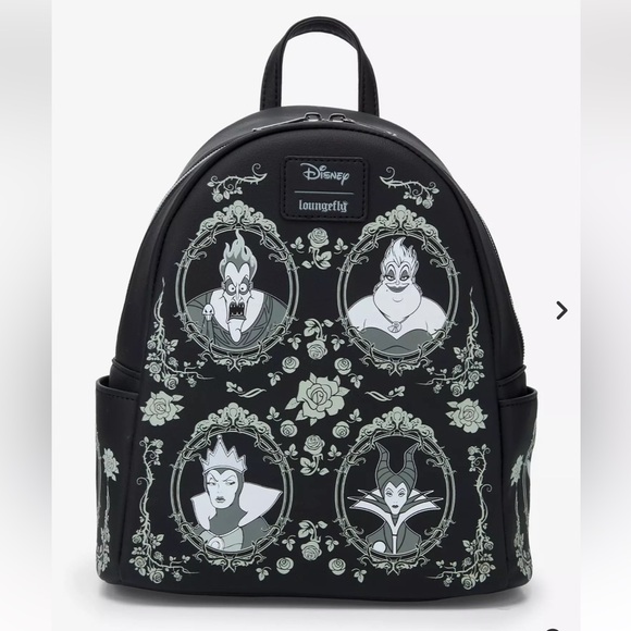 Loungefly Disney Villains Frame Glow-In-The-Dark Mini
Backpack & Wallet Set main image 7